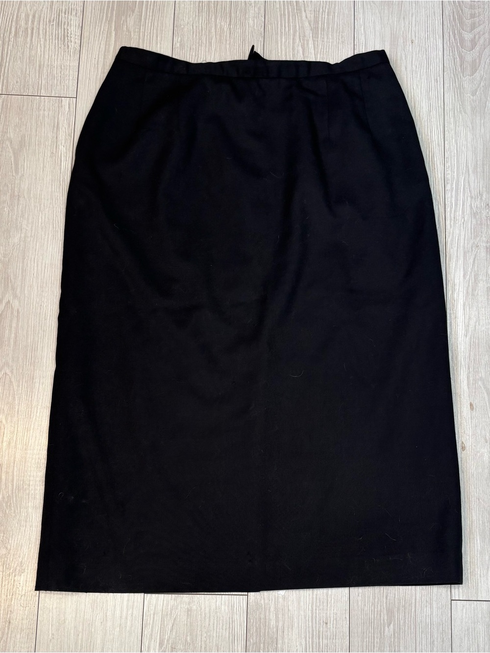 Pendleton Plus Black A-Line Wool Skirt 18W